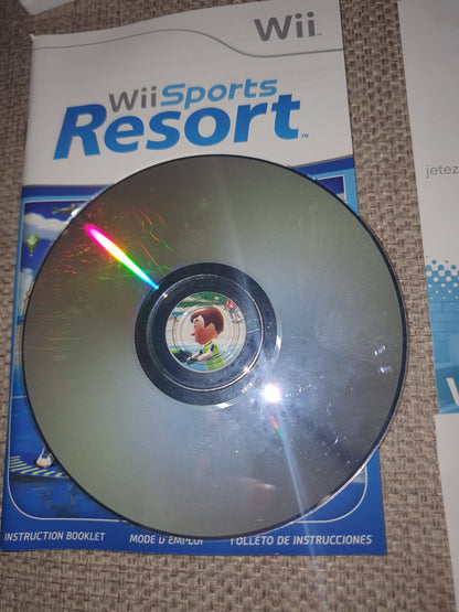 Wii Sports Resort (Nintendo Wii, 2009) Complete Clean Very Good RVL-P-RZTE-USZ