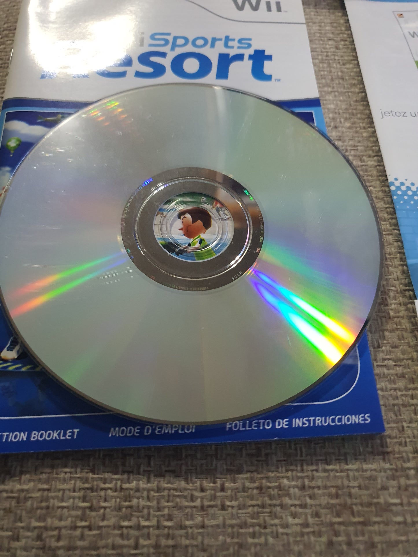 Wii Sports Resort (Nintendo Wii, 2009) Complete Clean Very Good RVL-P-RZTE-USZ