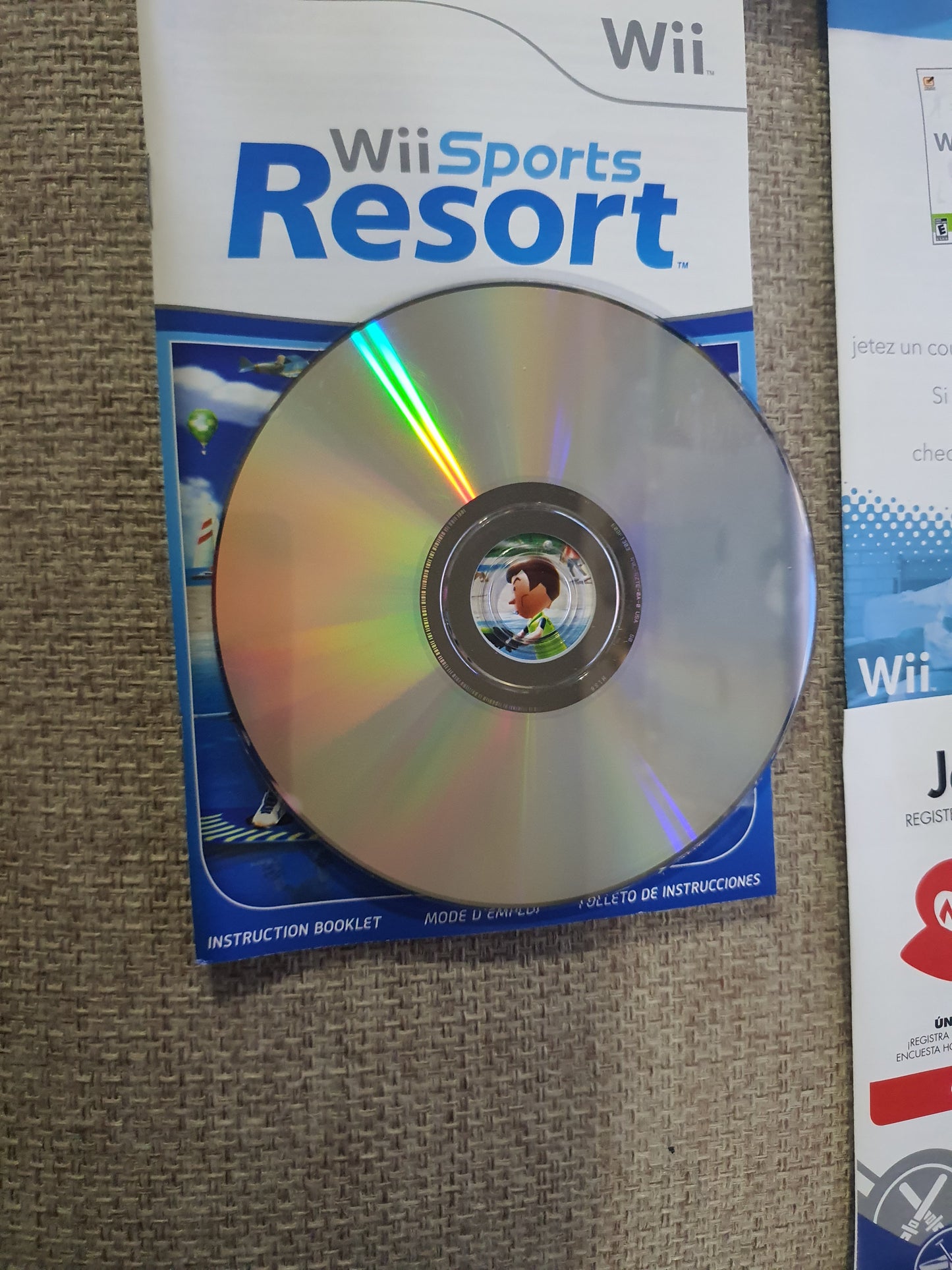 Wii Sports Resort (Nintendo Wii, 2009) Complete Clean Very Good RVL-P-RZTE-USZ