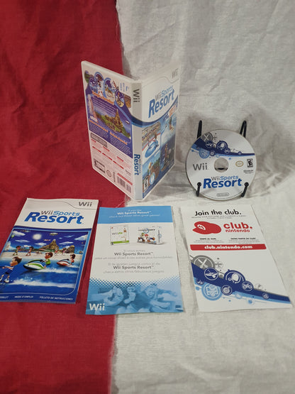 Wii Sports Resort (Nintendo Wii, 2009) Complete Clean Very Good RVL-P-RZTE-USZ