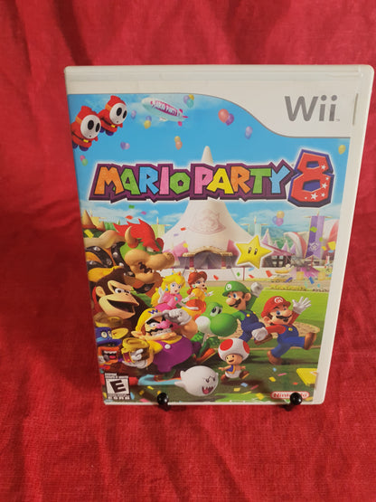 Mario Party 8 (Nintendo Wii, 2006) Complete CIB Inserts Manuel Booklet Disc Good