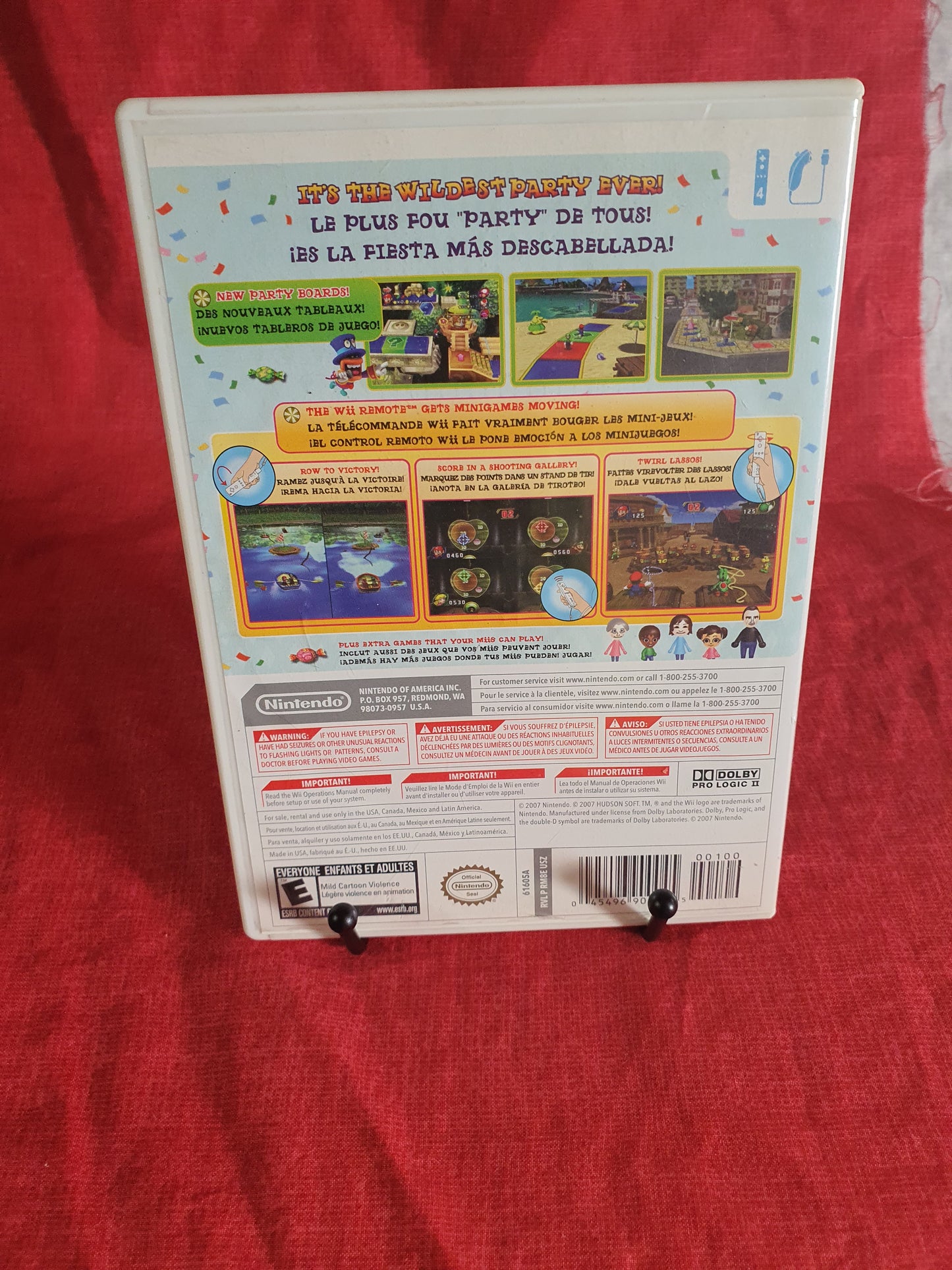 Mario Party 8 (Nintendo Wii, 2006) Complete CIB Inserts Manuel Booklet Disc Good