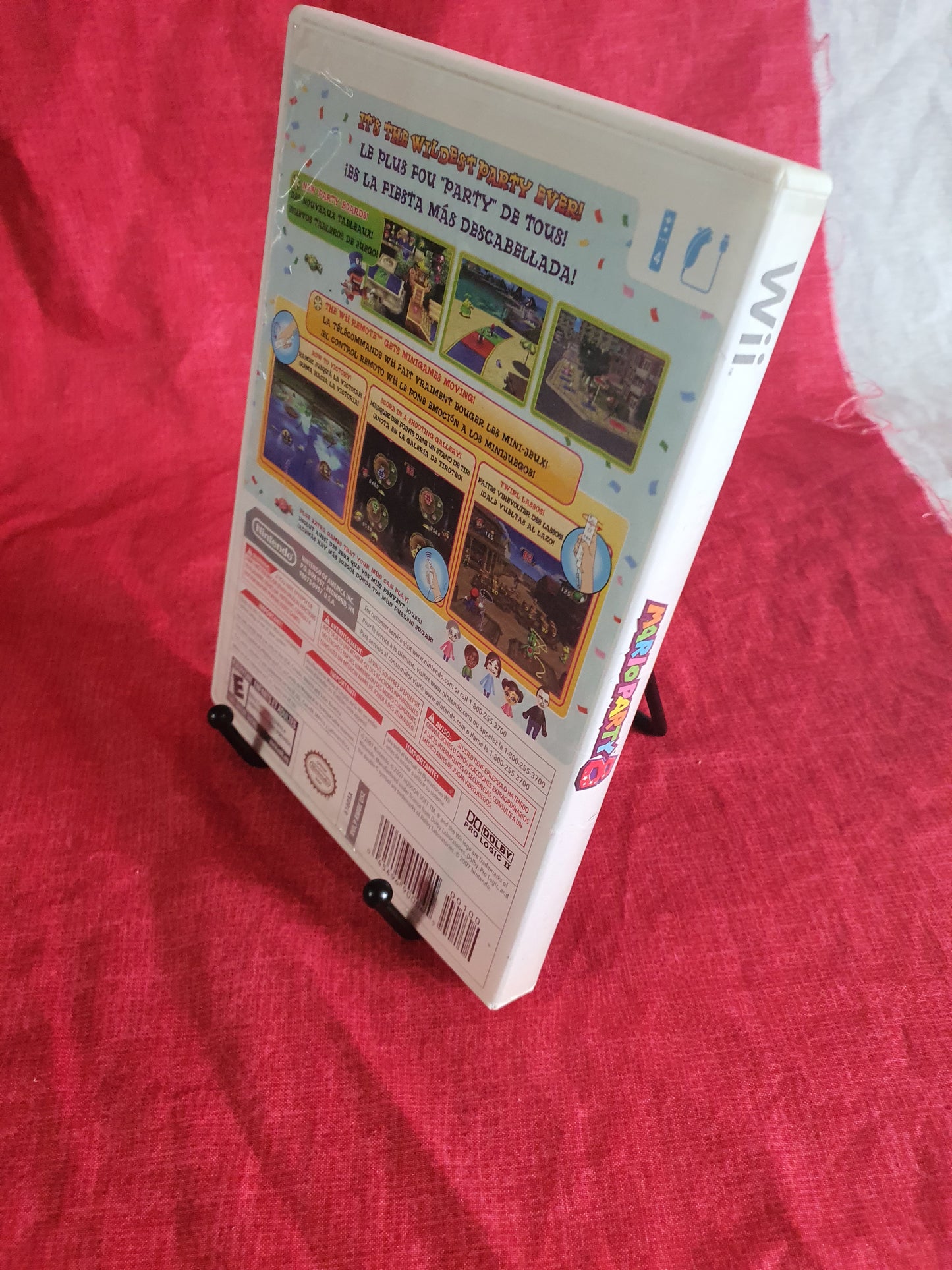 Mario Party 8 (Nintendo Wii, 2006) Complete CIB Inserts Manuel Booklet Disc Good