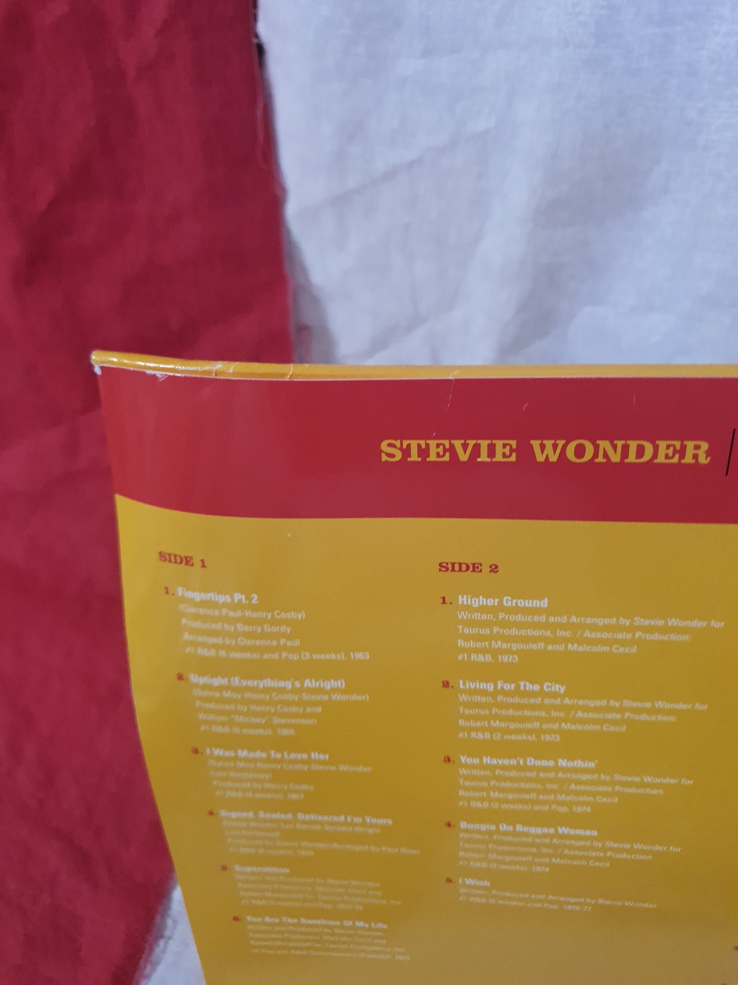 Stevie Wonder Number 1's (Vinyl, 2020, Limited Edition) B0031349-01 Double LP NM