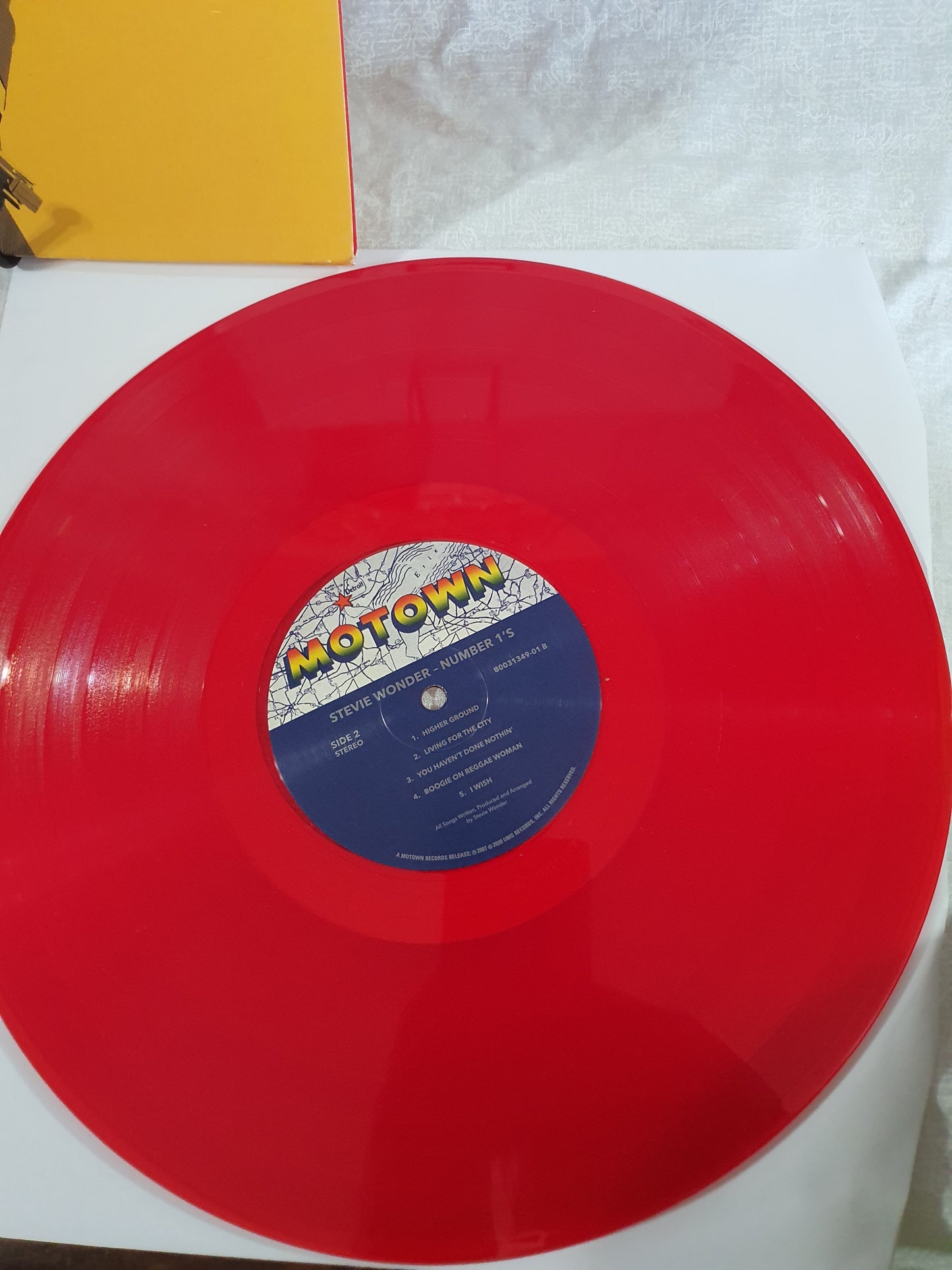 Stevie Wonder Number 1's (Vinyl, 2020, Limited Edition) B0031349-01 Double LP NM
