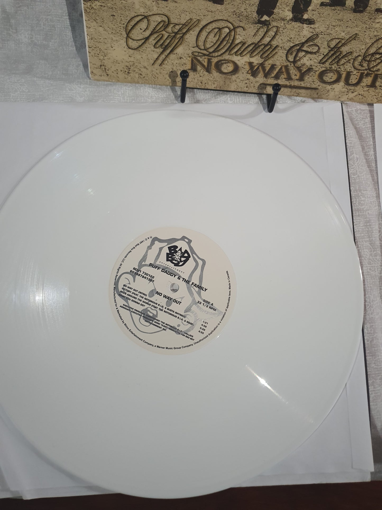Puff Daddy The Family No Way Out White Vinyl 2 LP Notorious Big RCV1-730122 NM
