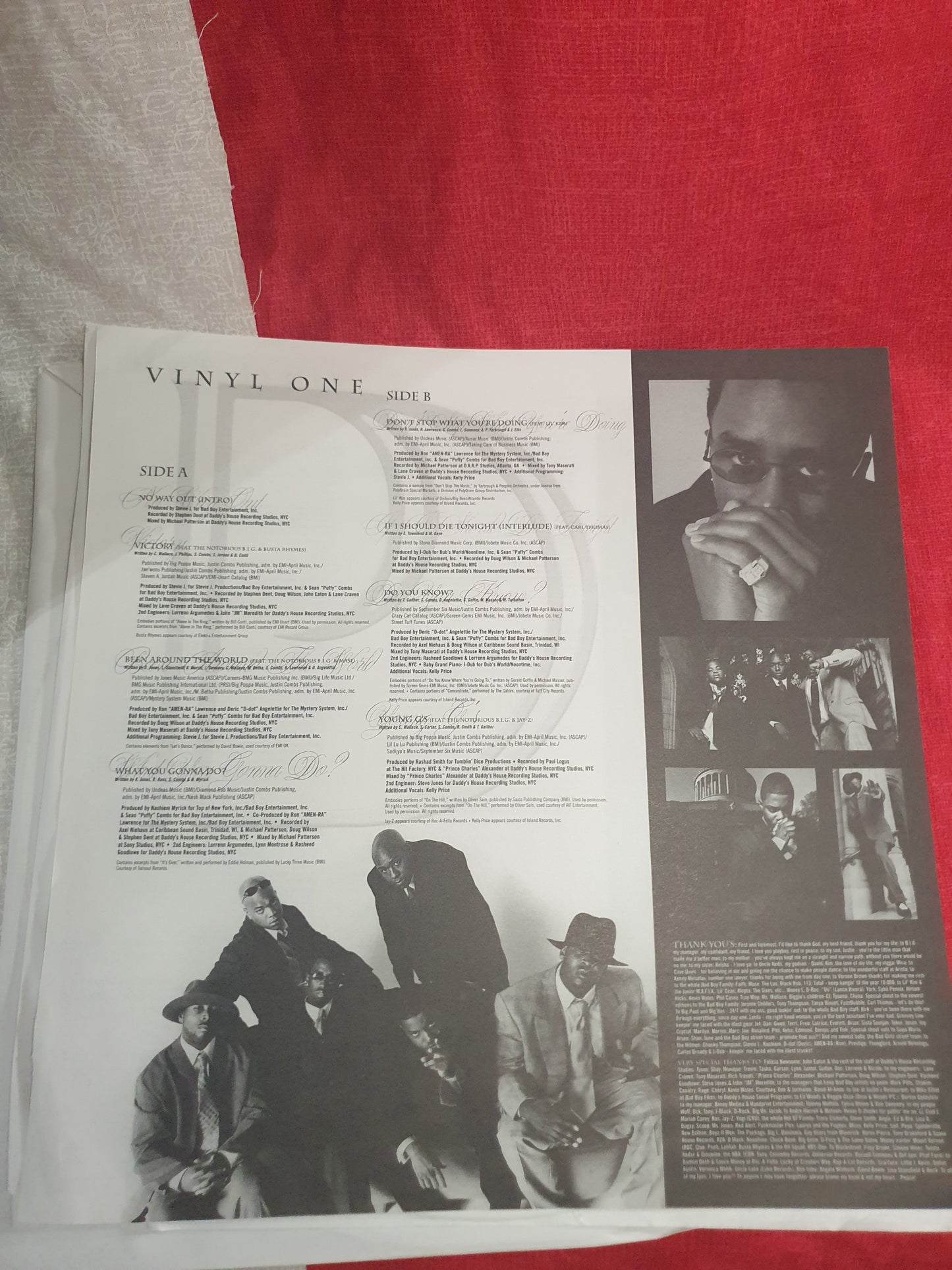 Puff Daddy The Family No Way Out White Vinyl 2 LP Notorious Big RCV1-730122 NM