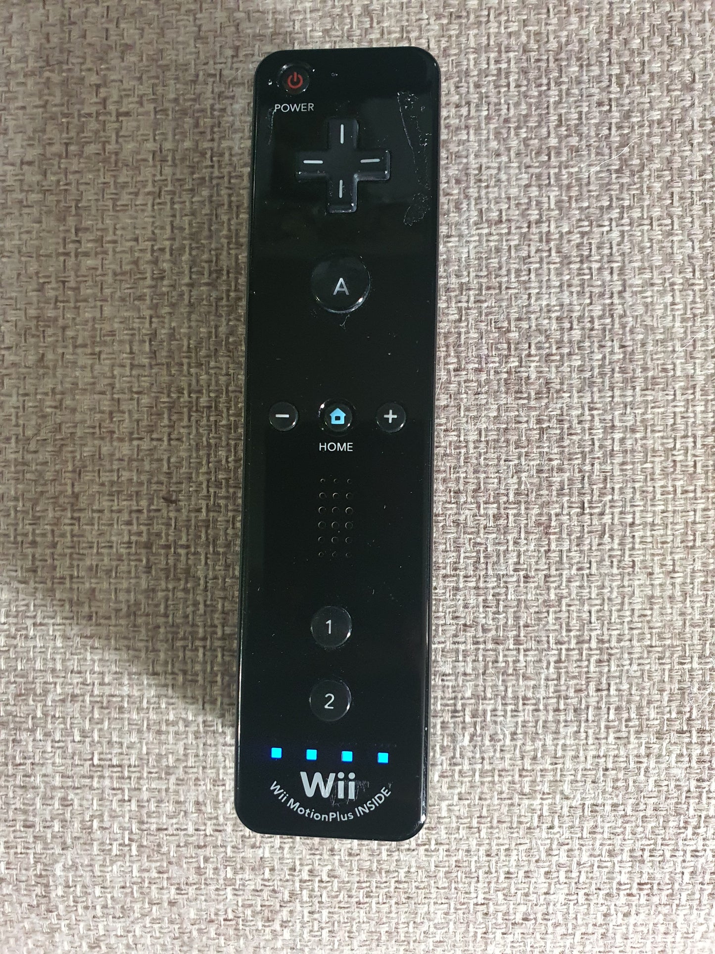 Official Wii Remote Nintendo Motion Plus Inside U OEM Controller Black RVL-036