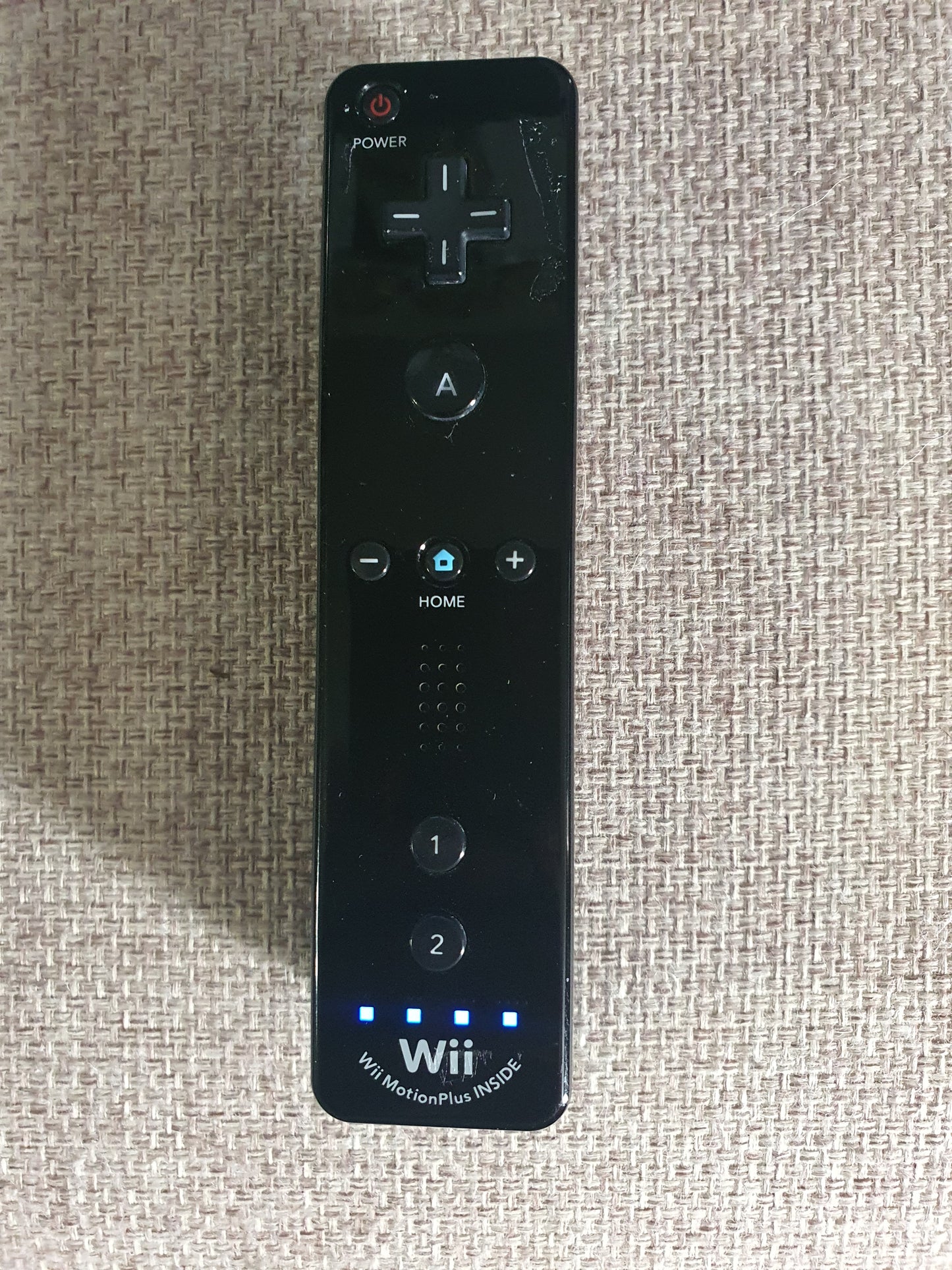 Official Wii Remote Nintendo Motion Plus Inside U OEM Controller Black RVL-036