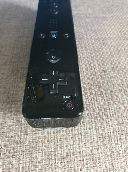 Official Wii Remote Nintendo Motion Plus Inside U OEM Controller Black RVL-036