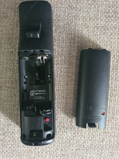 Official Wii Remote Nintendo Motion Plus Inside U OEM Controller Black RVL-036