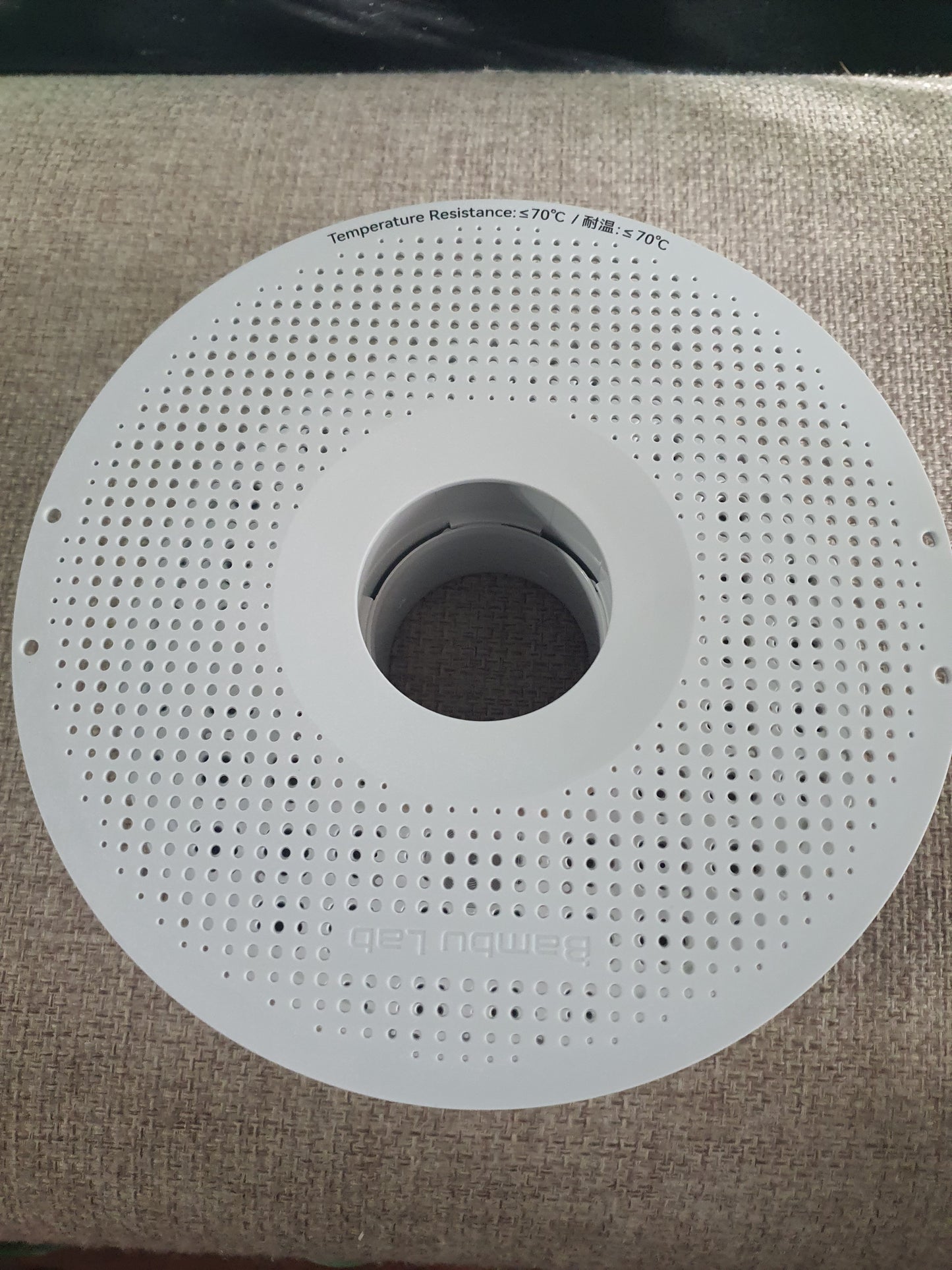 Bambu Lab 3D Printer Empty Spool 1.75mm 1kg Refillable Plastic Black RFID AMS