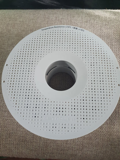 Bambu Lab 3D Printer Empty Spool 1.75mm 1kg Refillable Plastic Black RFID AMS
