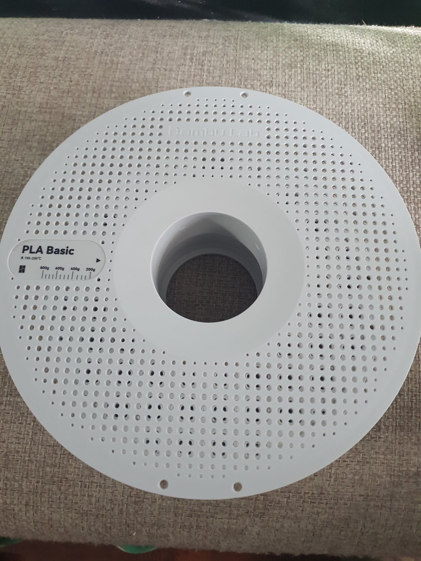Bambu Lab 3D Printer Empty Spool 1.75mm 1kg Refillable Plastic Black RFID AMS