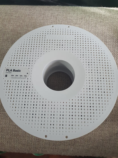 Bambu Lab 3D Printer Empty Spool 1.75mm 1kg Refillable Plastic Black RFID AMS