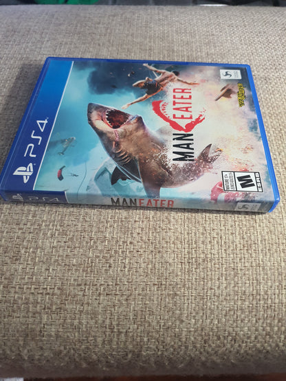 Man Eater Maneater (PlayStation 4, PS4,2020) CIB Complete Near Mint Tested