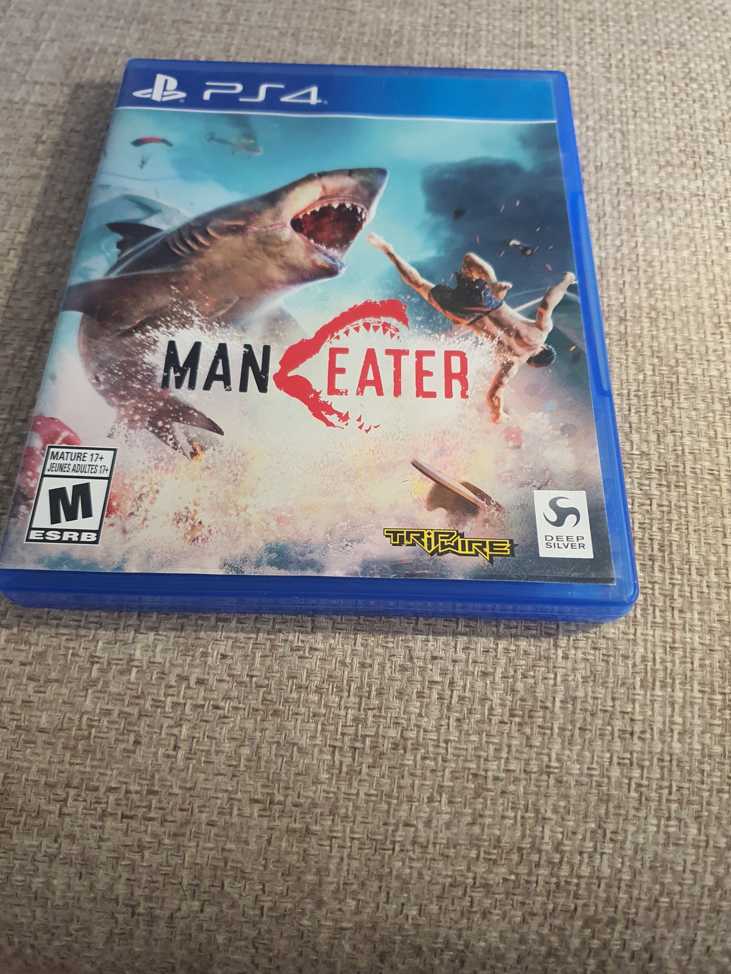 Man Eater Maneater (PlayStation 4, PS4,2020) CIB Complete Near Mint Tested