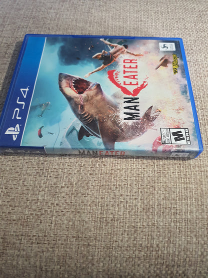 Man Eater Maneater (PlayStation 4, PS4,2020) CIB Complete Near Mint Tested