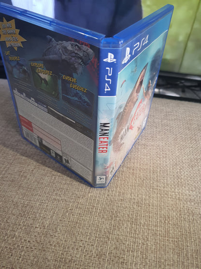 Man Eater Maneater (PlayStation 4, PS4,2020) CIB Complete Near Mint Tested