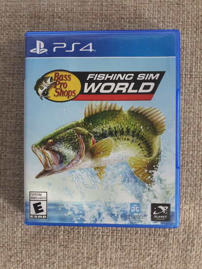 Bass Pro Shops Fishing Sim World (Sony PlayStation 4, PS4, 2020) Disc Very Good