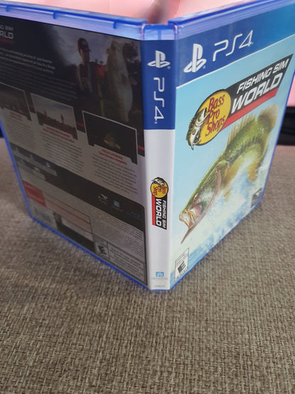 Bass Pro Shops Fishing Sim World (Sony PlayStation 4, PS4, 2020) Disc Very Good