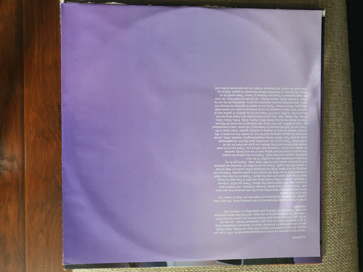 Blackbear In Loving Memory Vinyl Record 12" LP Near Mint NM/NM 2022 19658746691