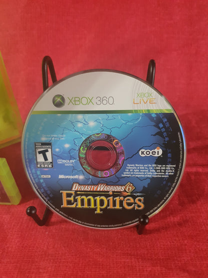 Dynasty Warriors 6 (Microsoft Xbox 360, 2008) Videogame Disc Very Good Tested