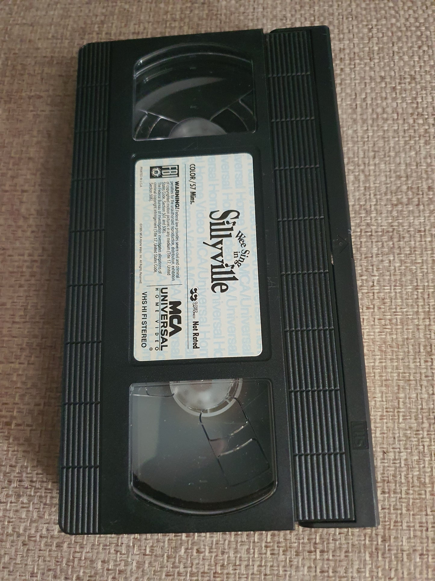 Wee Sing in Sillyville VHS Video Tape Silly Song Dance 1989 Beall Nipp V1