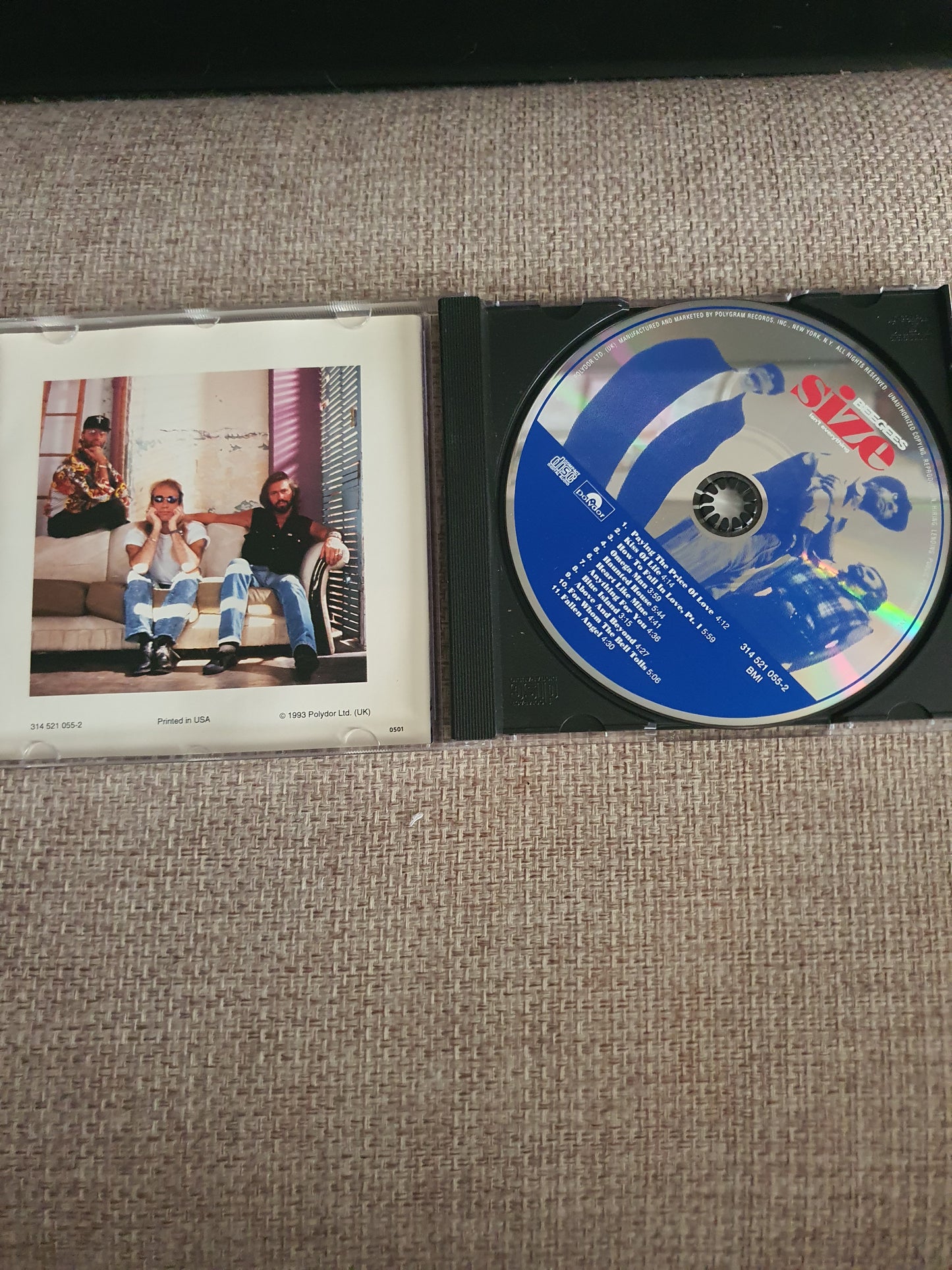 The BeeGees Size Isn't Everything CD 1993 Made in Germany UK Import 3145210552