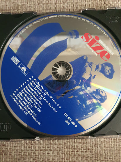 The BeeGees Size Isn't Everything CD 1993 Made in Germany UK Import 3145210552