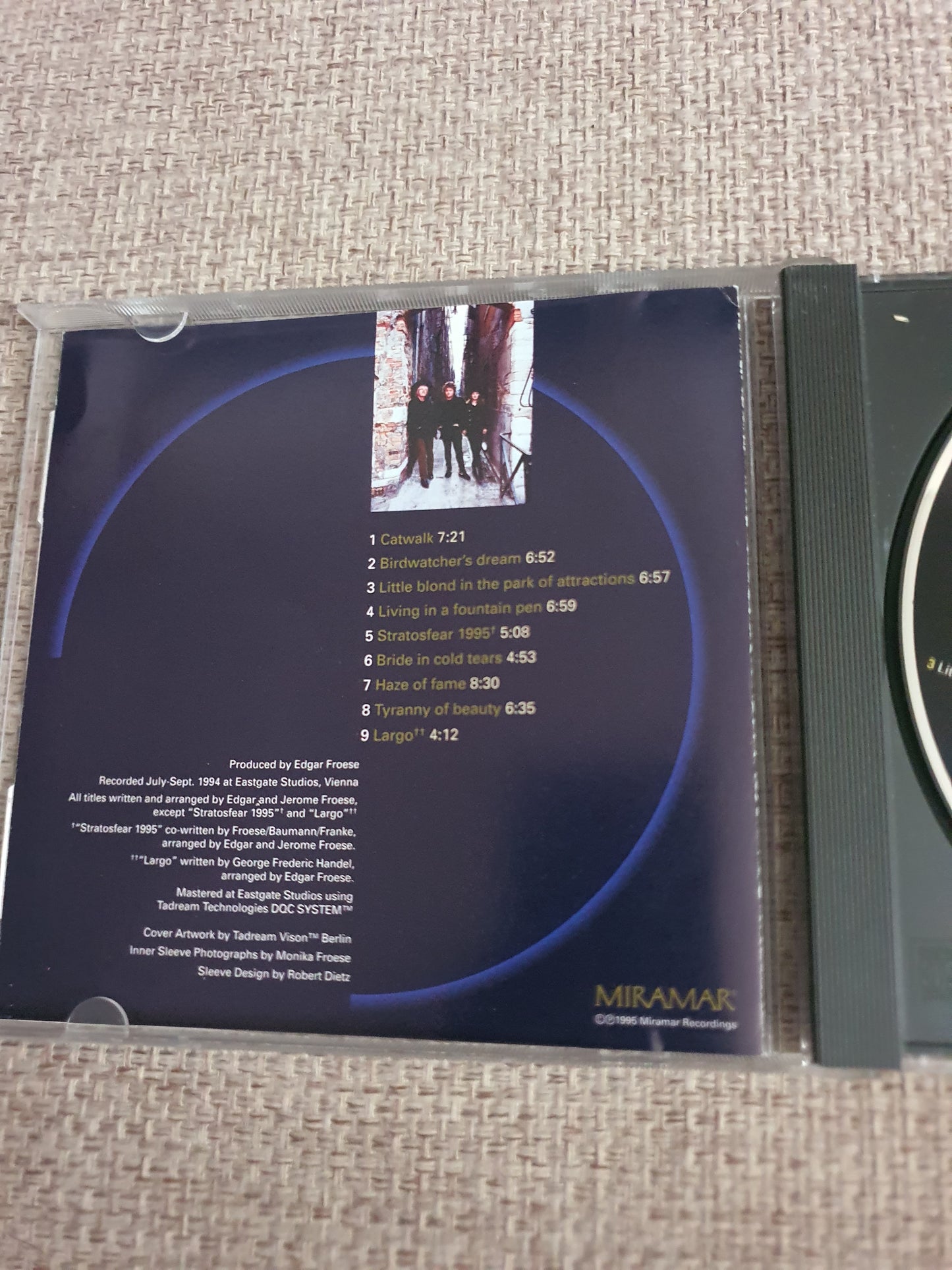 TANGERINE DREAM - TYRANNY OF BEAUTY CD 09006-23046-2 BMG