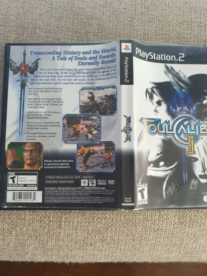 CIB Soul Calibur II (Sony PlayStation 2 PS2, 2003) Very Good