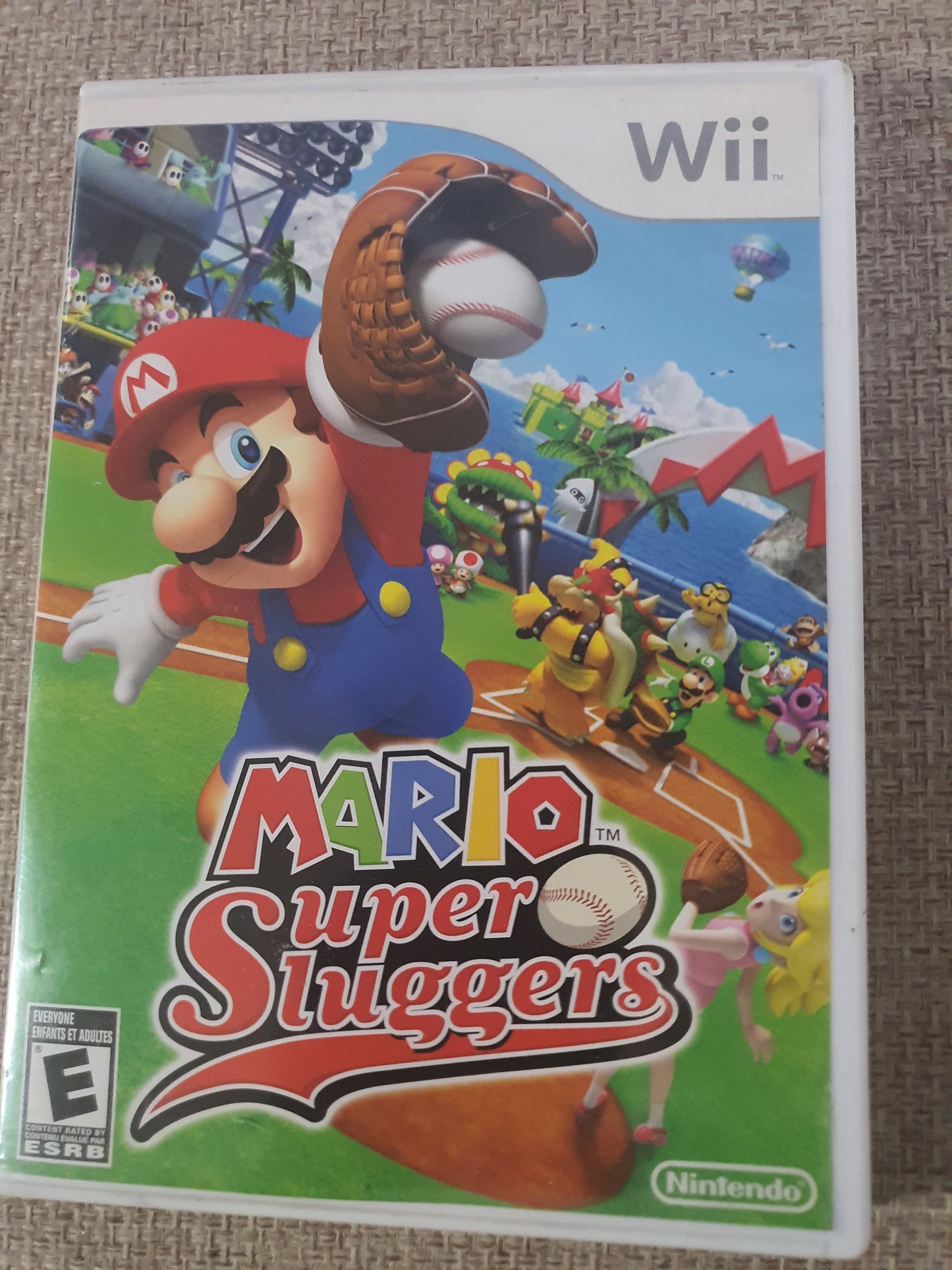 Mario Super Sluggers (Nintendo Wii,2008) Disc Fair Tested