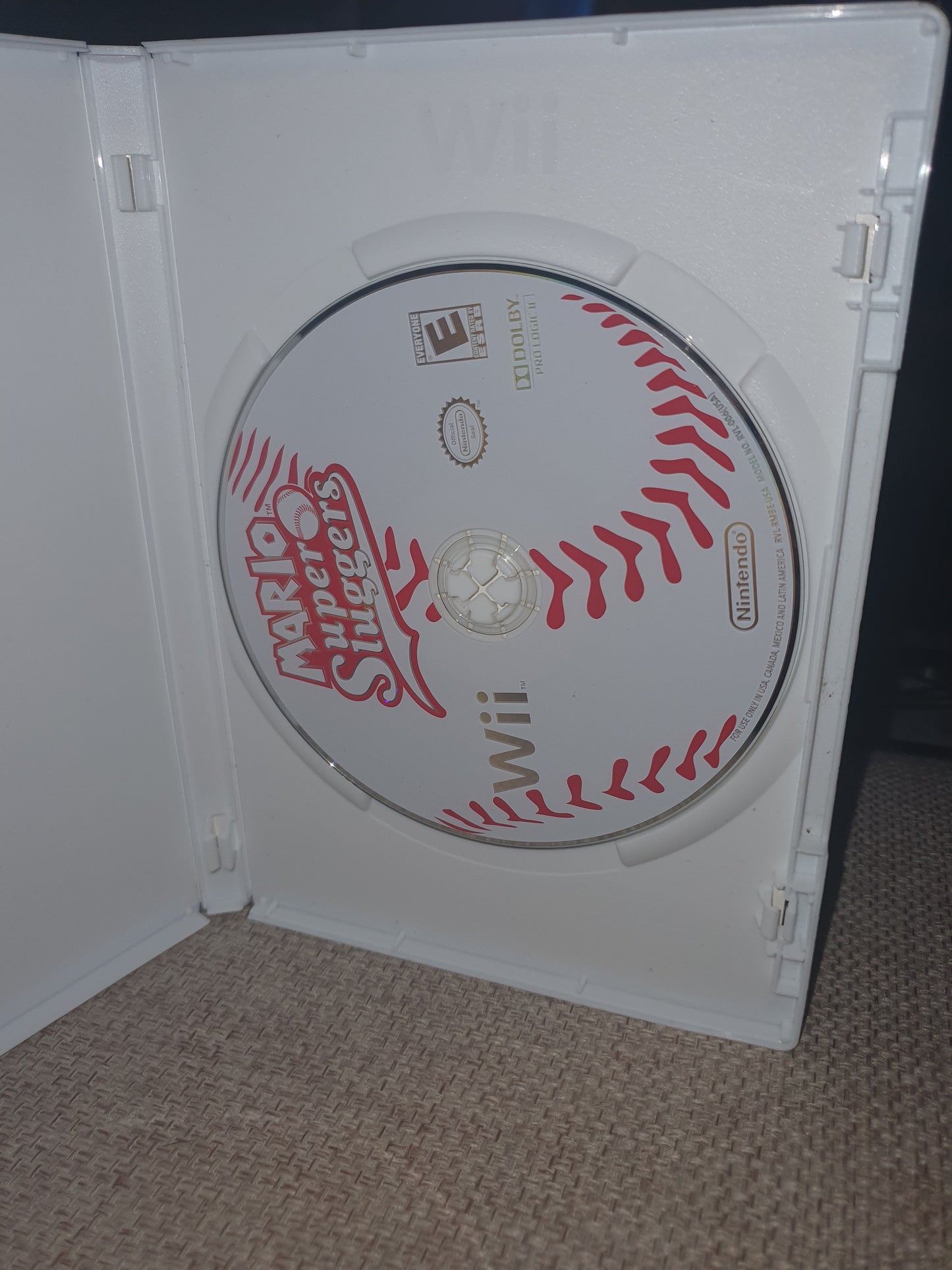 Mario Super Sluggers (Nintendo Wii,2008) Disc Fair Tested