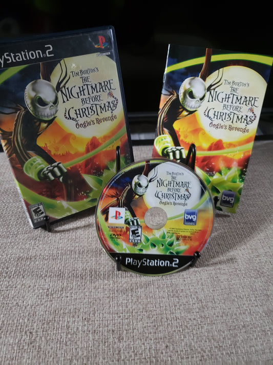 Nightmare Before Christmas: Oogie's Revenge PS2 Sony PlayStation 2 CIB Complete