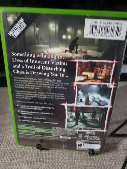 Still Life Crime Scene Do Not Cross (Microsoft Xbox, 2005) Disc Near Mint Tested