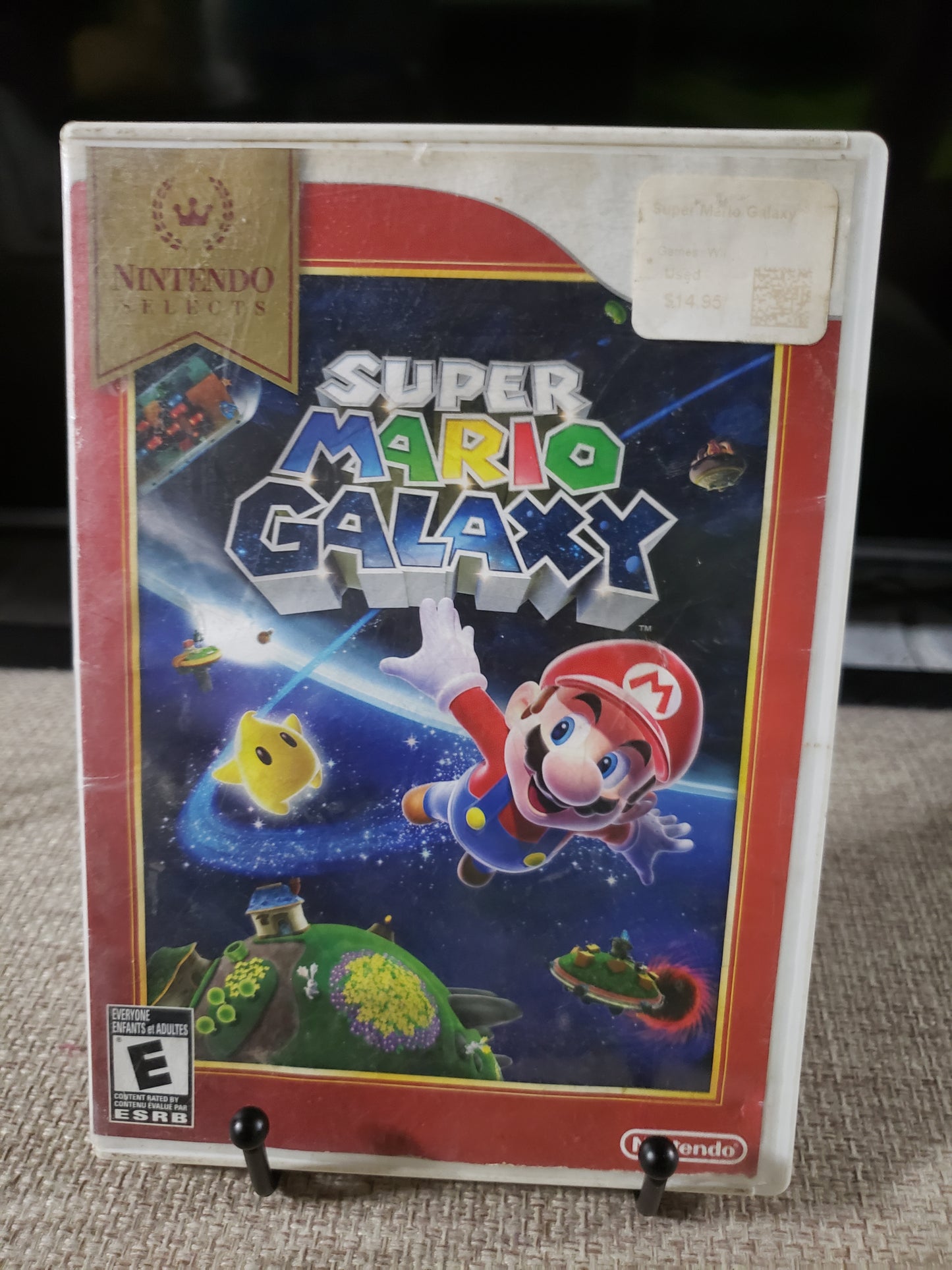 Super Mario Galaxy Game (Nintendo Wii, 2007) With Inserts Disc Good Tested