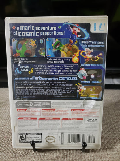 Super Mario Galaxy Game (Nintendo Wii, 2007) With Inserts Disc Good Tested