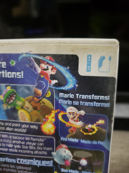 Super Mario Galaxy Game (Nintendo Wii, 2007) With Inserts Disc Good Tested