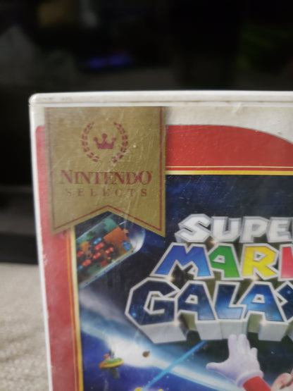 Super Mario Galaxy Game (Nintendo Wii, 2007) With Inserts Disc Good Tested