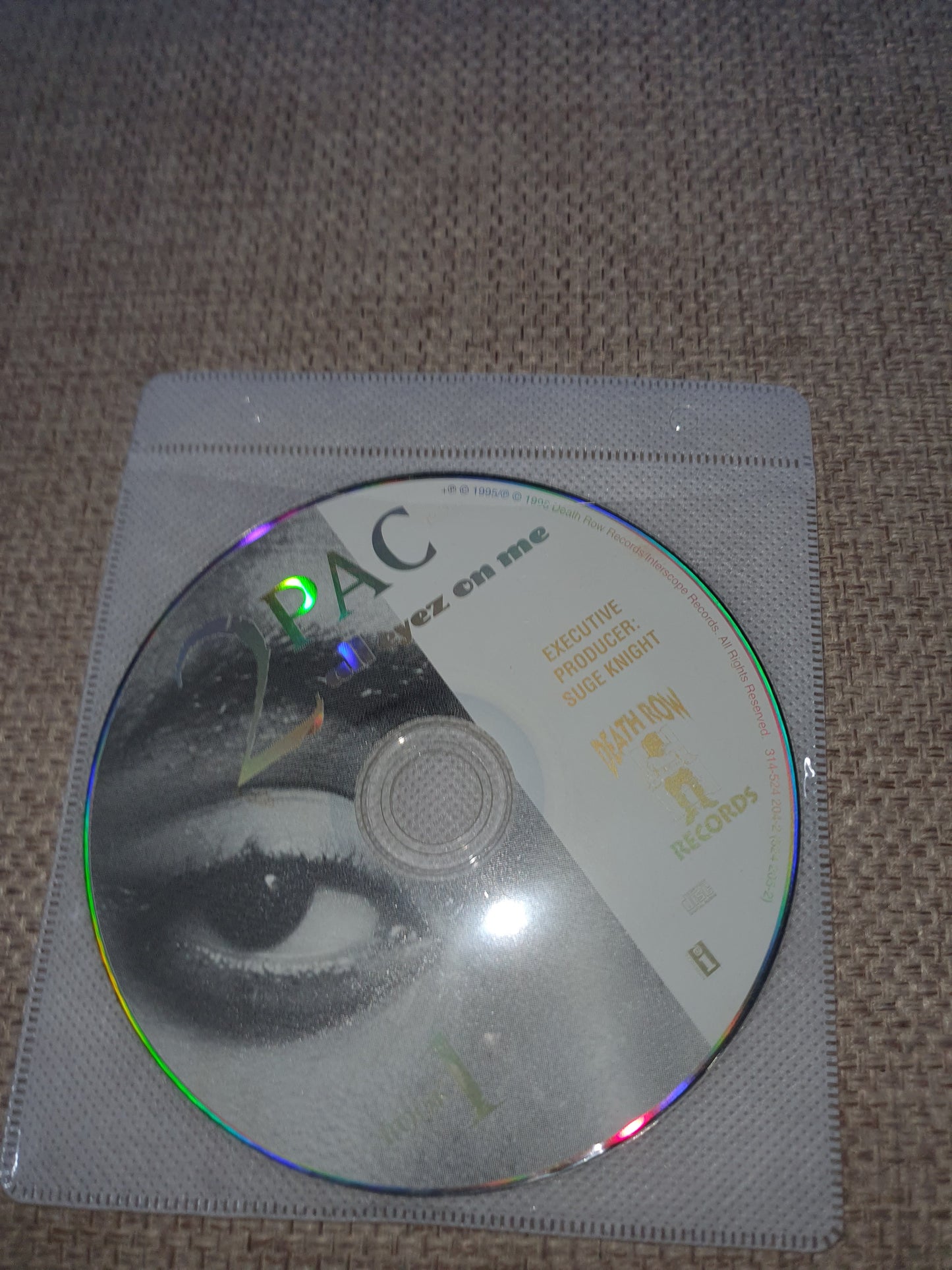 Tupac 2Pac All Eyez On Me CD Album 1995/1996 Death Row Records Hip Hop Rap