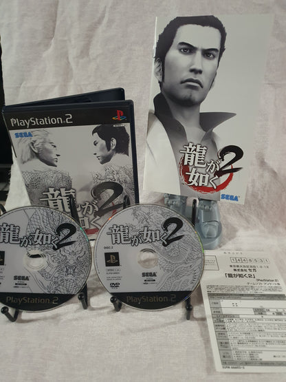 Ryu Ga Gotoku 2 Yakuza 2 Sony PlayStation 2 PS2 Japanese Region Lock Complete