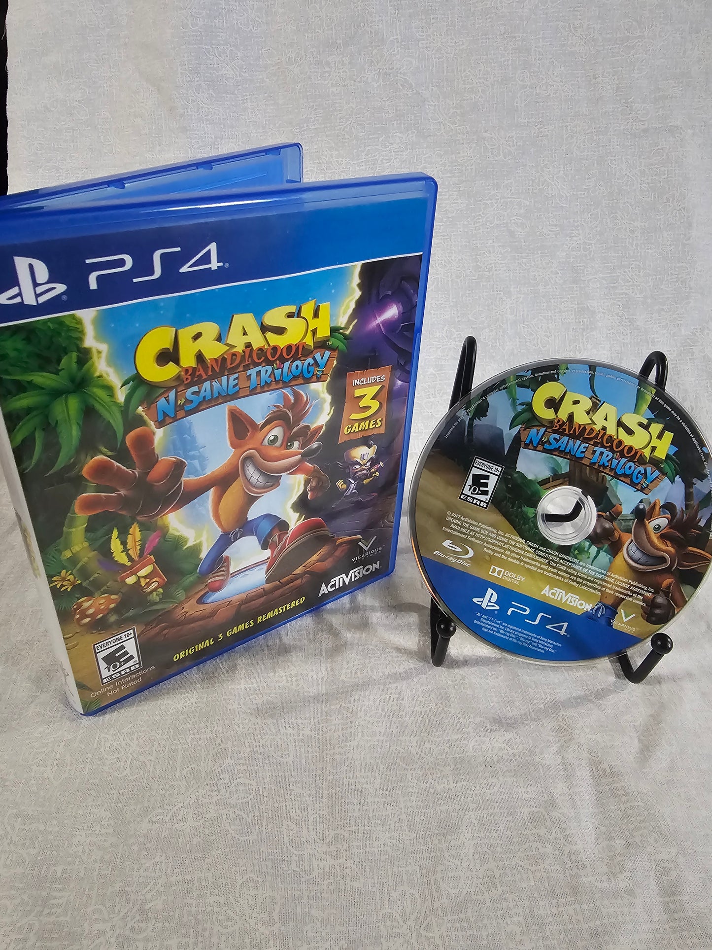 Crash Bandicoot N Sane Trilogy PlayStation 4, 2017 Complete Near Mint CUSA-07402