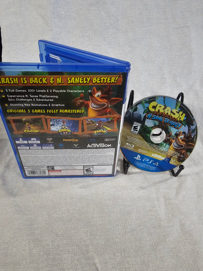 Crash Bandicoot N Sane Trilogy PlayStation 4, 2017 Complete Near Mint CUSA-07402