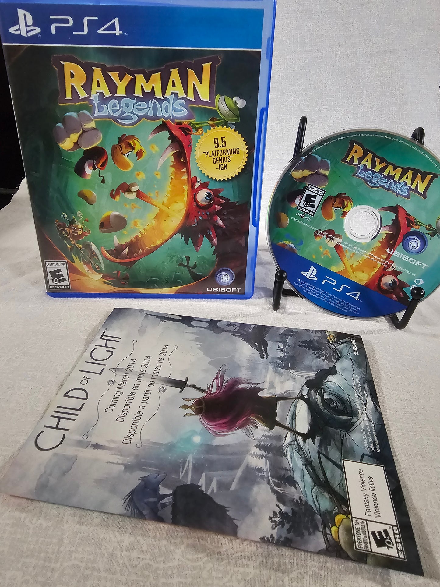 Rayman Legends (Sony PlayStation 4, 2014) CIB Complete Mint