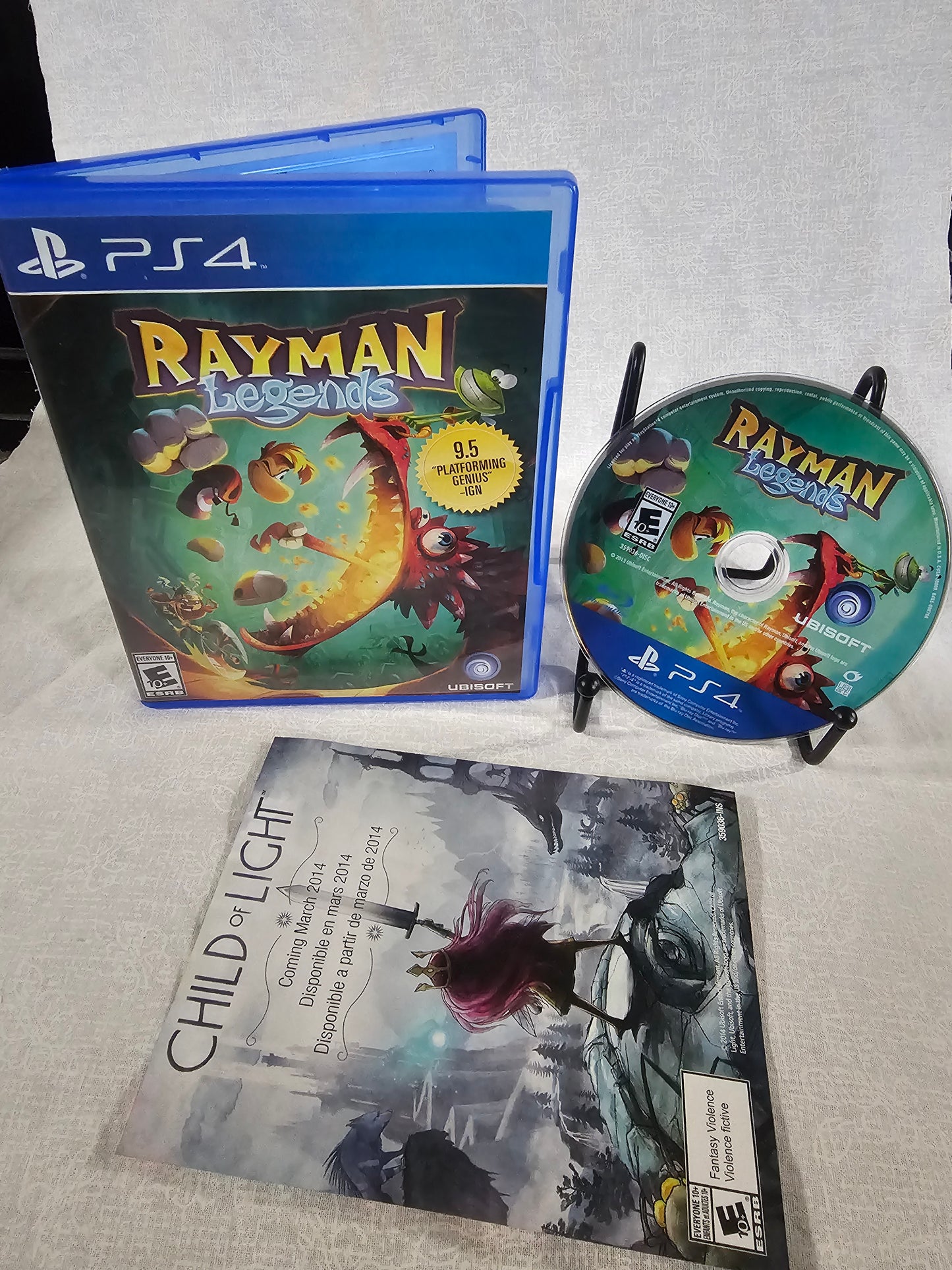Rayman Legends (Sony PlayStation 4, 2014) CIB Complete Mint