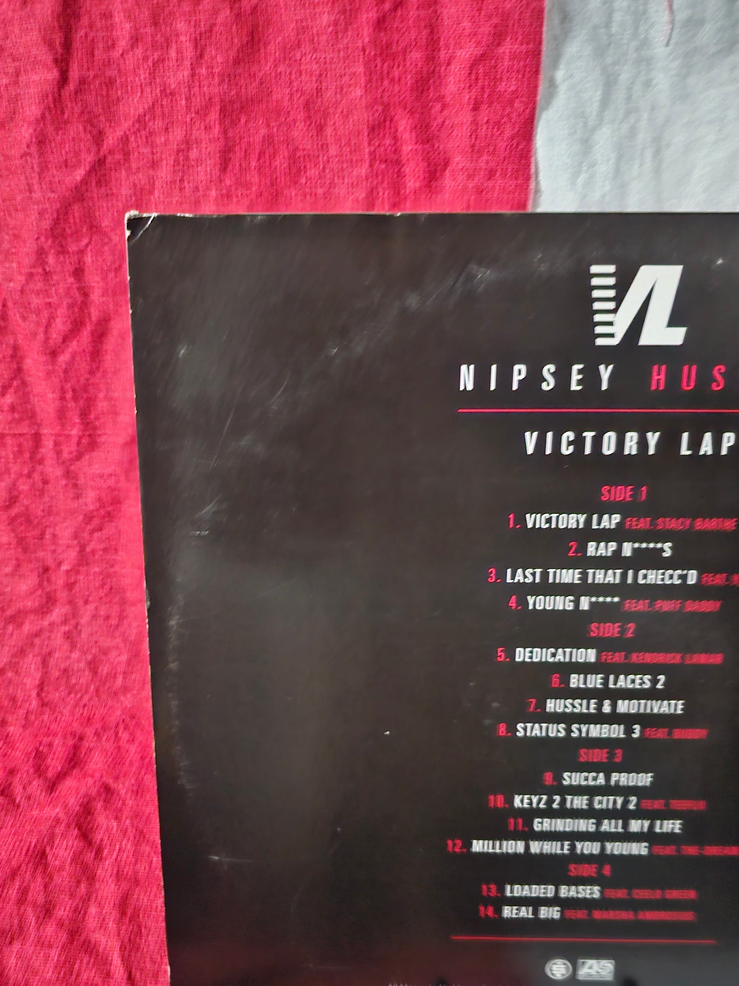 Victory Lap by Nipsey hussle (Vinyl, Atlantic) Near Mint NM/NM Yellow 12" LP