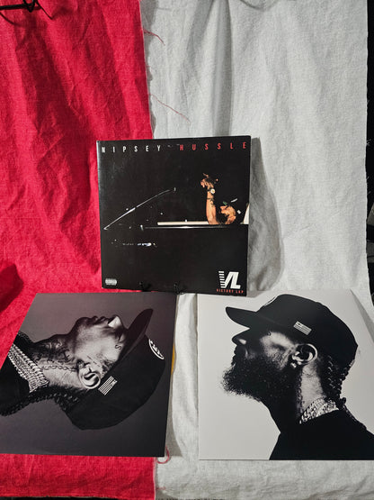Victory Lap by Nipsey hussle (Vinyl, Atlantic) Near Mint NM/NM Yellow 12" LP
