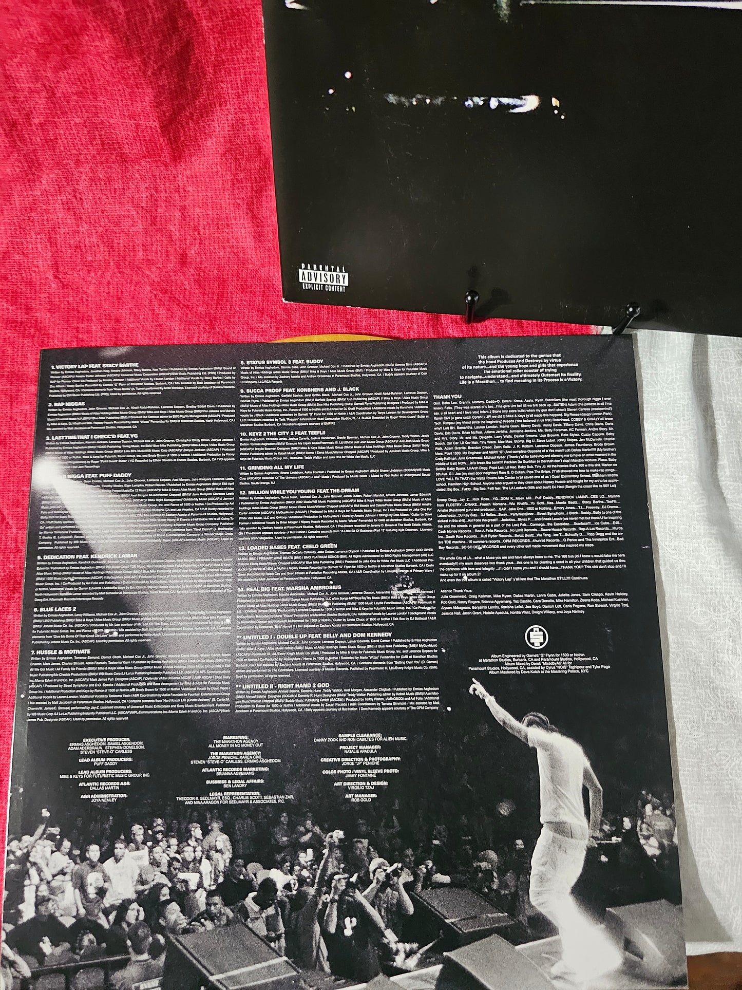 Victory Lap by Nipsey hussle (Vinyl, Atlantic) Near Mint NM/NM Yellow 12" LP