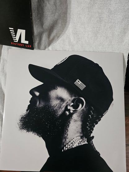 Victory Lap by Nipsey hussle (Vinyl, Atlantic) Near Mint NM/NM Yellow 12" LP